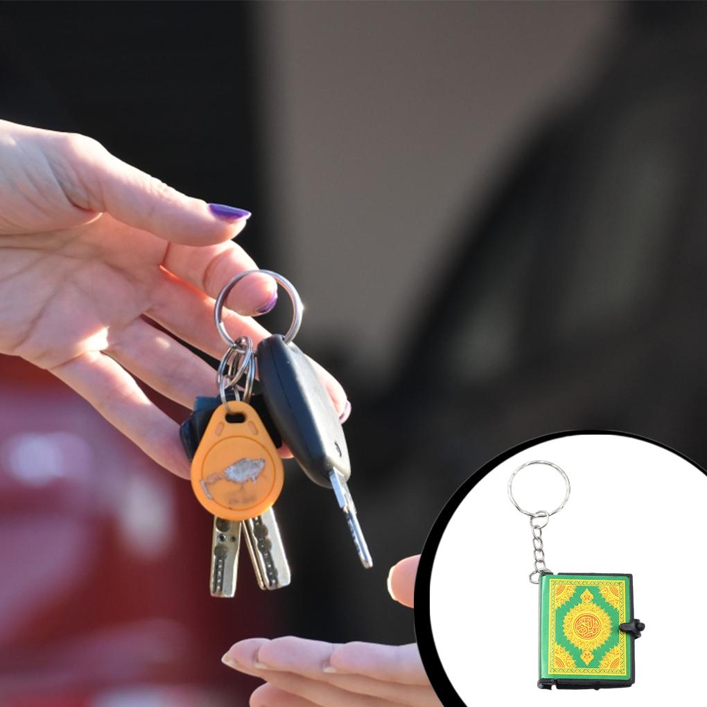 PVC Car Hanging Key Ring Delicate Pattern Tear-resistant And Non-deformable With Hook Keychain