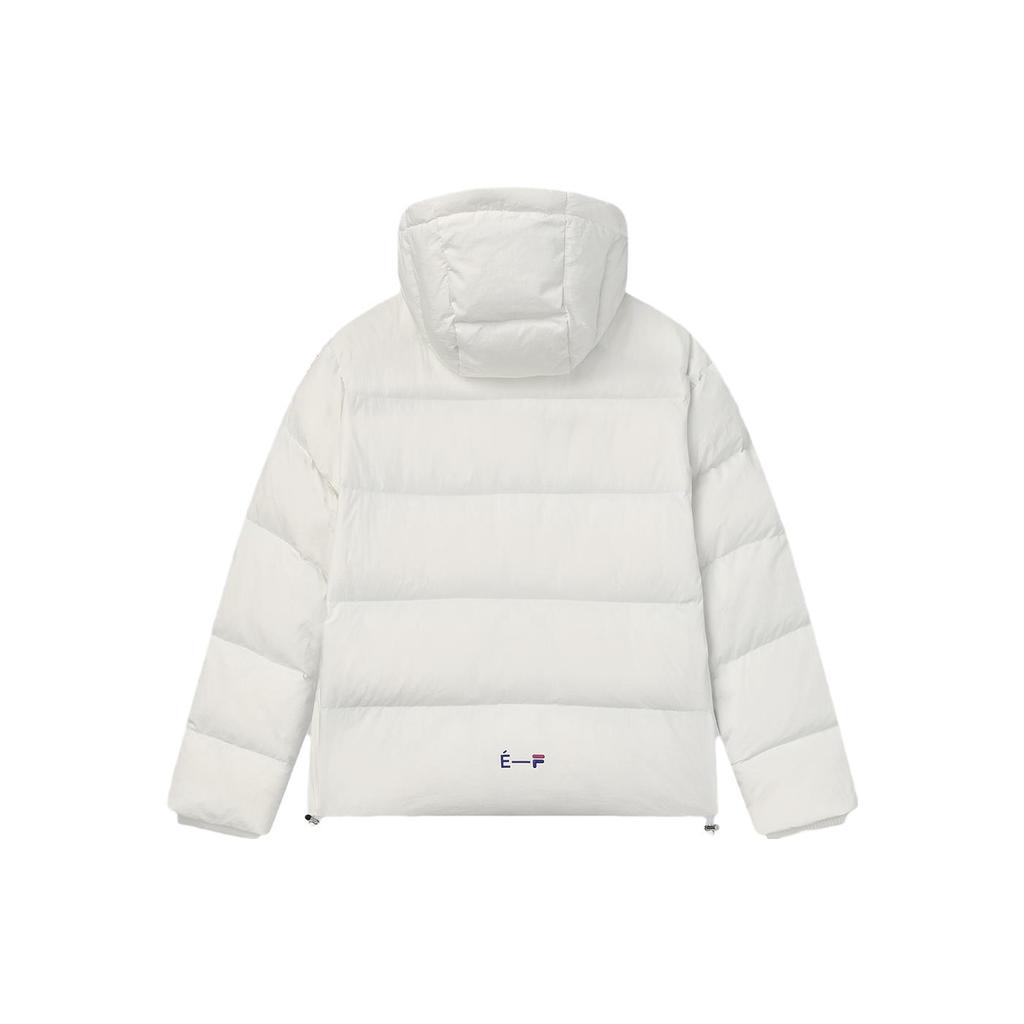 New FILA Down Jacket Women's Coconut Milk White F11W346906F-IV