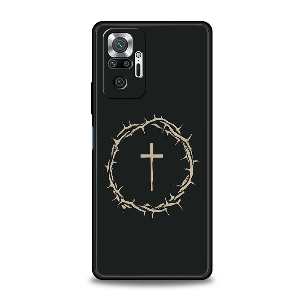 

Phone Case For Xiaomi Redmi Note 14 13 12 Pro Plus 5G 9S 9 10 11 4G 14C 13C 12C 10C 9C 9A Soft Cover Christian Bible Jesus Redmi 9A