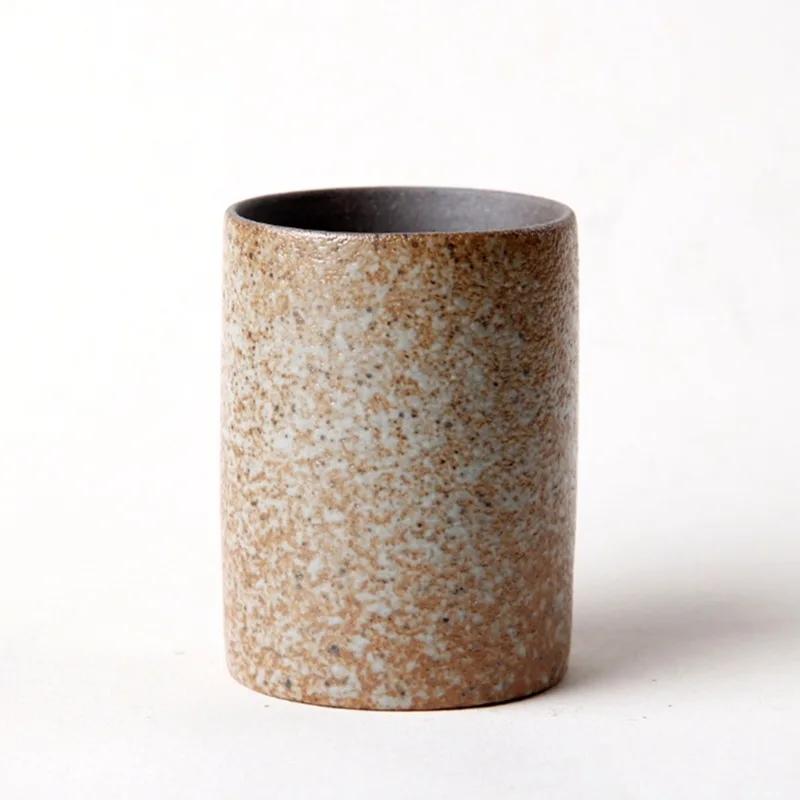 Chinesische Keramik Kaffeetasse Rohe Keramik Teetasse Einfach Handgemacht Weingläser Trinkgeschirr Kongfu Teetasse 51-100ml beige