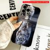 2DFlat Furry Kitten & Tiger Reflection Art All inclusive film hard phone case, compatible with iPhone 18 Pro Max 17 16 15 14 13 12 11