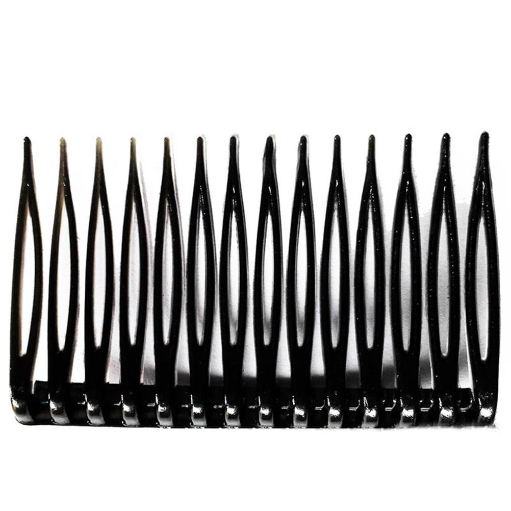 Black Two Layers Wedding Veils With Comb Lace Tulle Short Bridal Veil Accessories for Wedding