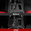 Carbon Fiber Gear Shift Pannel Cover Trim Fit For 2011-2014 Dodge Charger