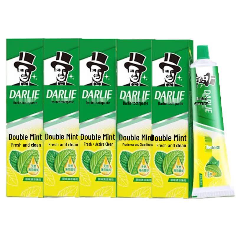 Darlie Double Mint Toothpaste 175g x 5 Pack