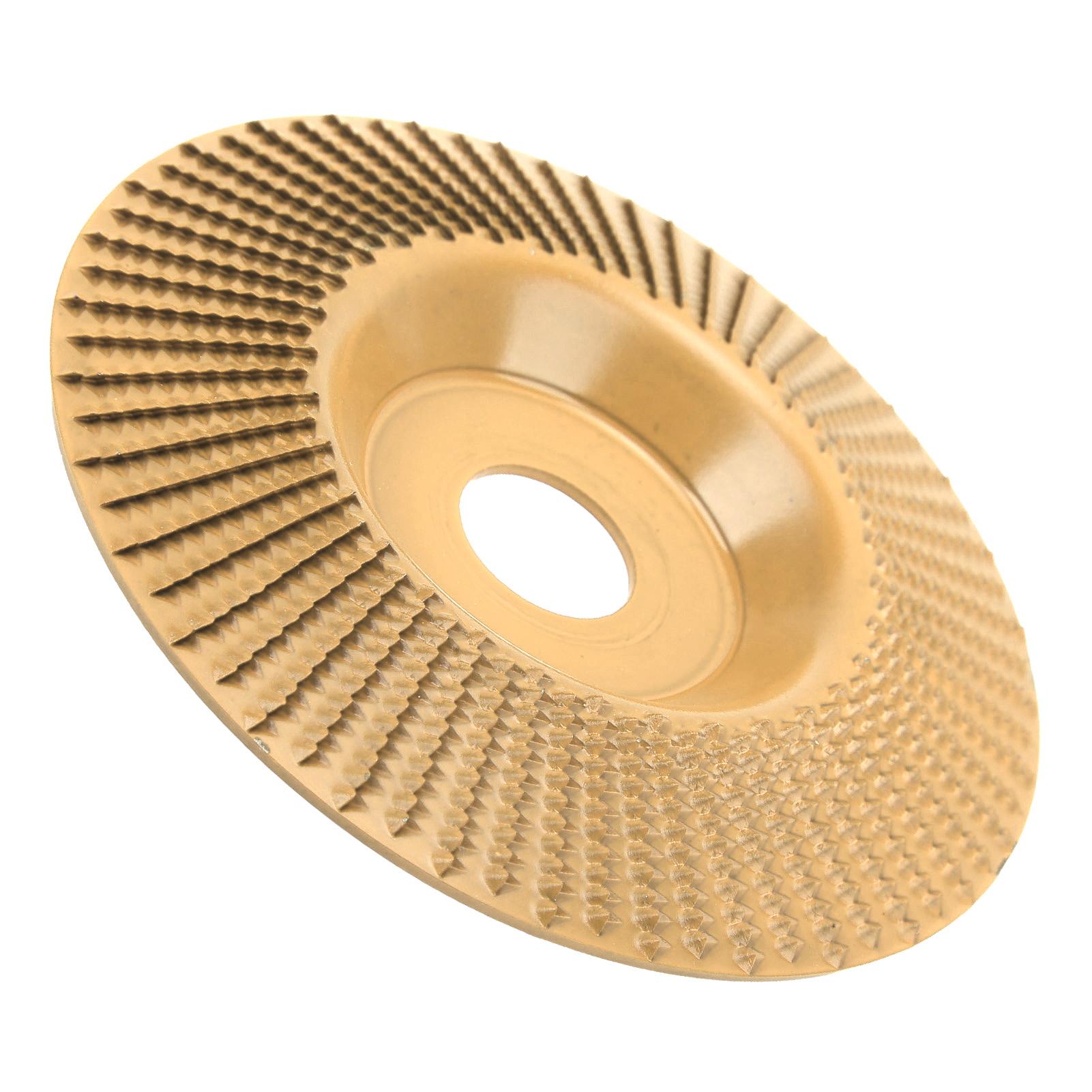 

Grinding Shaping Disc Tungsten Carbide Wear Resistant 125mm Grinder Wheel Disc for Woodworking Golden золотой