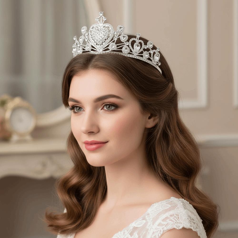 Sparkling Crystal Bridal Tiara Crown Headpieces Wedding Hair Tiara  Bridal Celebration
