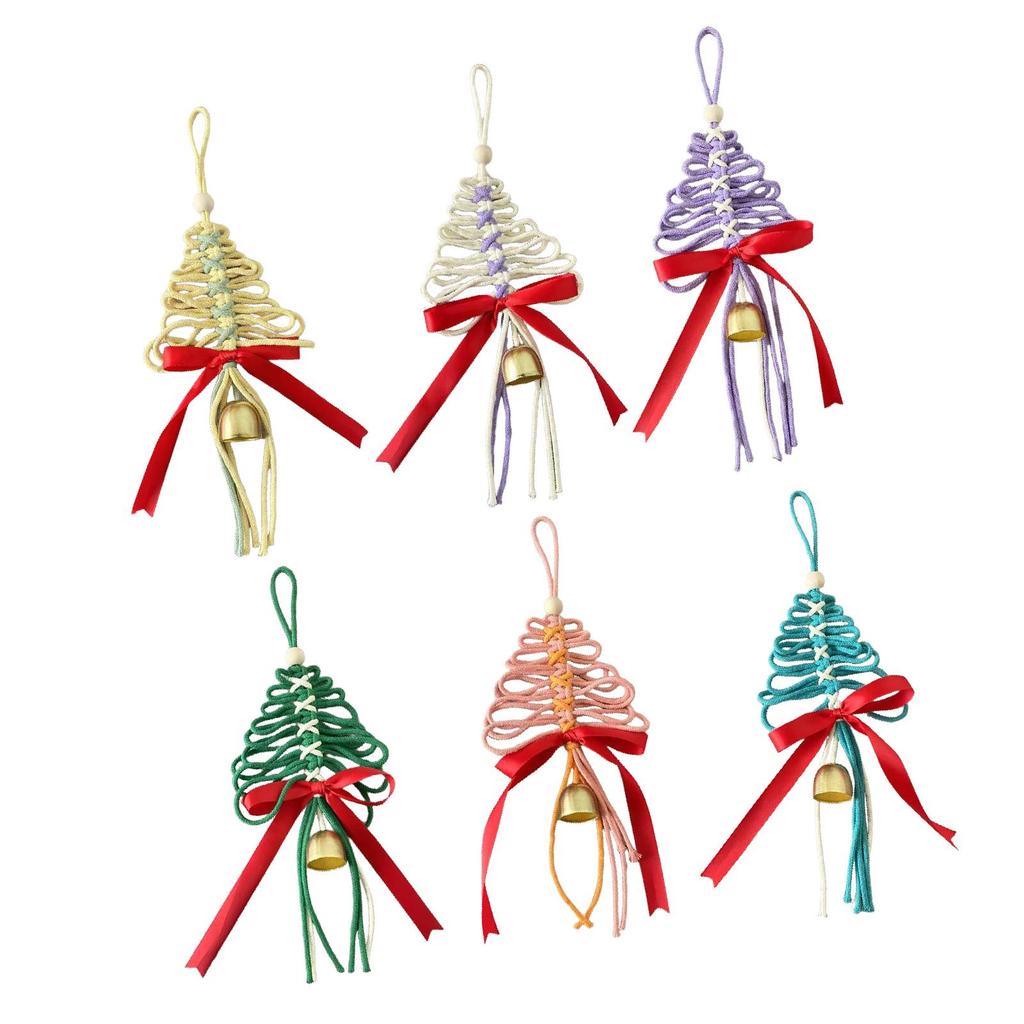 Christmas Tree Pendant Hanging Ornament Christmas Decoration Multifunctional Creative with Bell for Living Room Festive Home