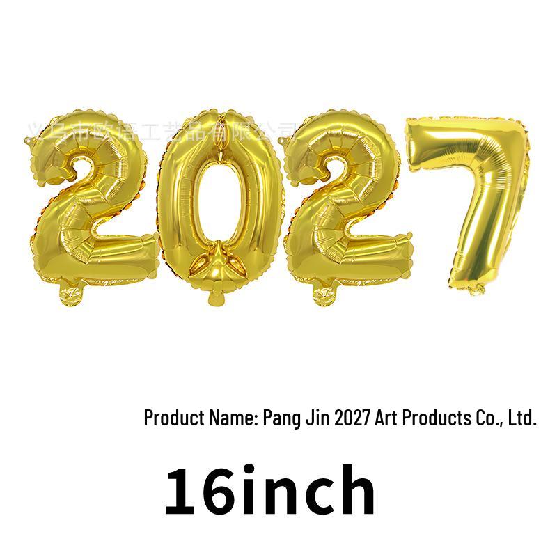 2026 Large Foil Number Balloons Set: 32'' & 40'' for New Year's Celebrations