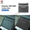 Carbon Fiber Front Gear Shift Panel Water Cup Holder Trim Sticker for Chrysler 300 300C for Dodge Charger 2005-2007 Accessories