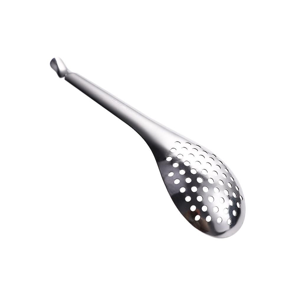Home 56 Holes Cooking Dinner Colander Caviar Spoon Kitchen Tool Kitchen Gadgets Slotted Spoon