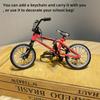 1: 12 Scale Bicycle Model with Metal Alloy Body Plastic Handles and Tires Exquisite Details, Creative Display Garden Accessories