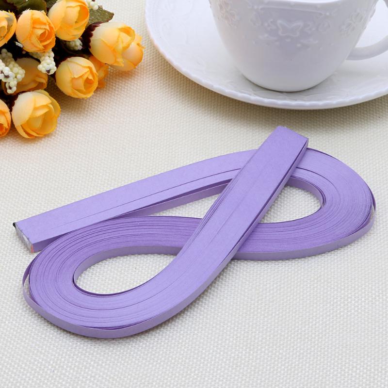 Carta per Quilling 120 Strisce Larghezza 5mm Colore Colori Solidi Carta per Bambini Adulti Accessorio Divertente Fai da Te Drop ship