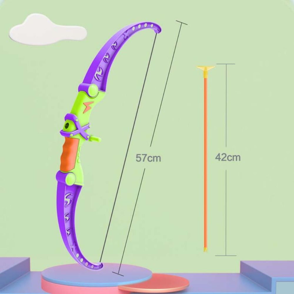 Sport Mini Bow Finger Model Suction Cup 3D Printed Carrot Toy Bow and arrow Toy Set  Children