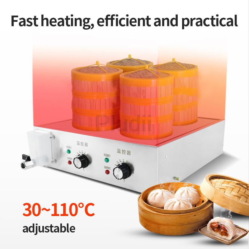 Electric Steam Bun Steamer Steamed Fish Steamed Meat Steamed Dim Sum Desktop Steamed Machine Water Shortage Automatic Warming