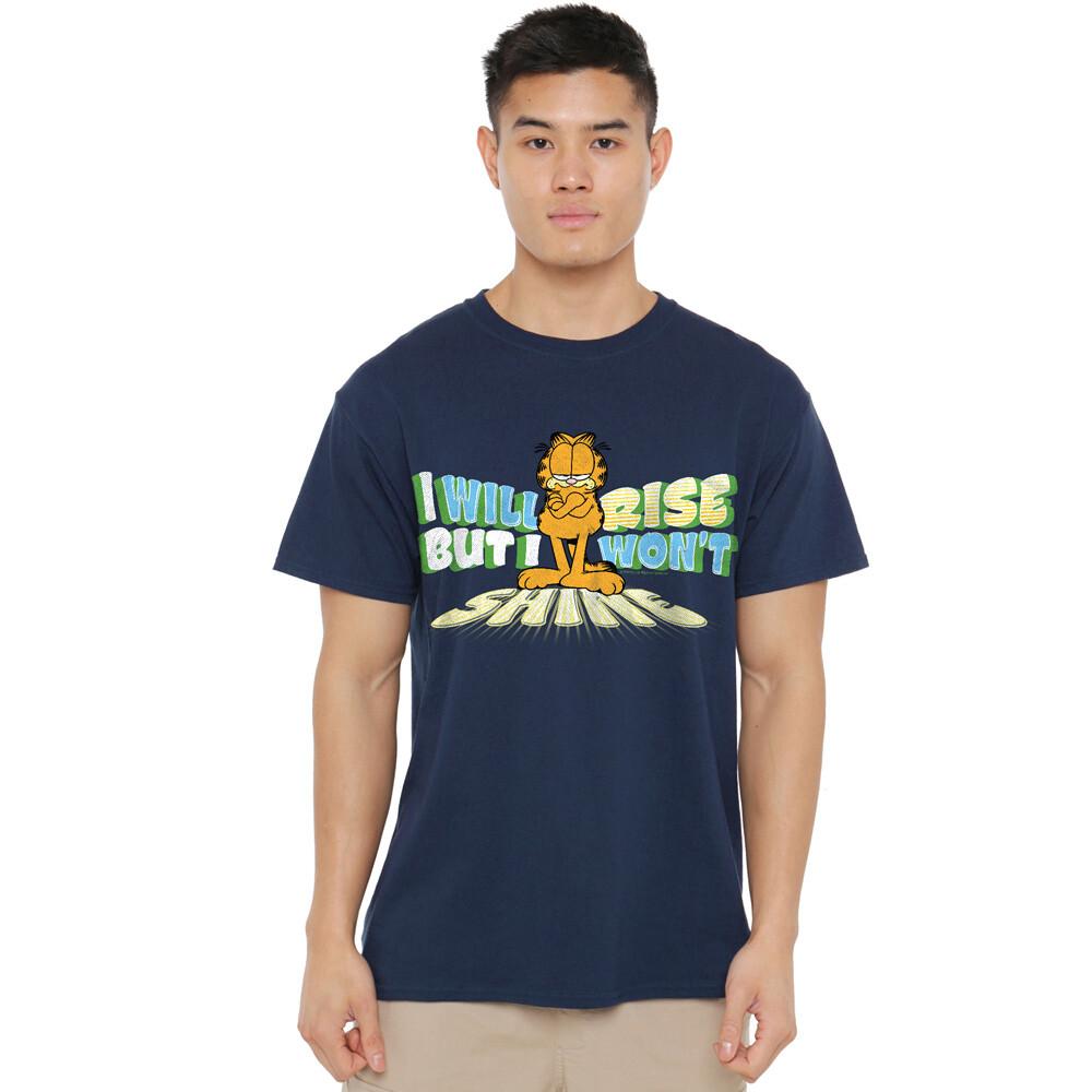 Garfield Rise Not Shine T-Shirt S-2XL, Navy Unisex T-Shirt XXL