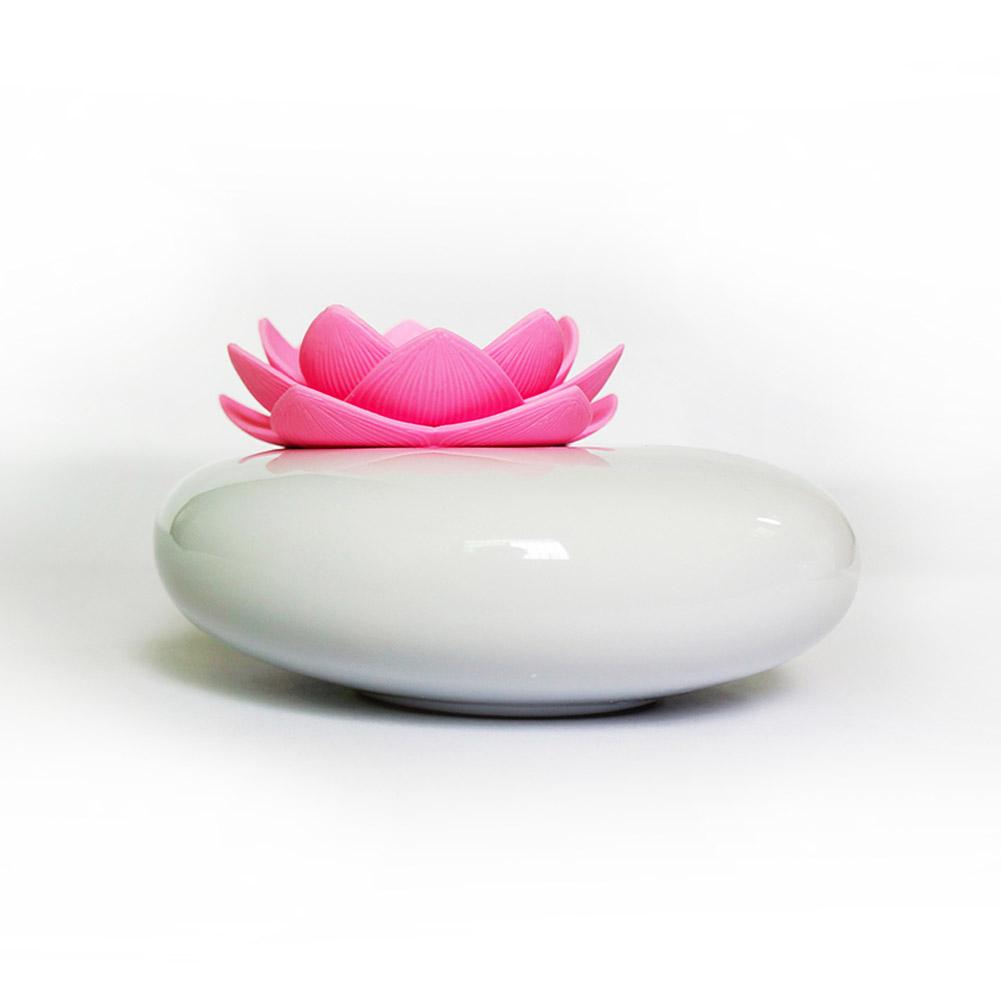 Heim-Lotus-Form Leiser Keramik Ultraschall Aroma Luftbefeuchter