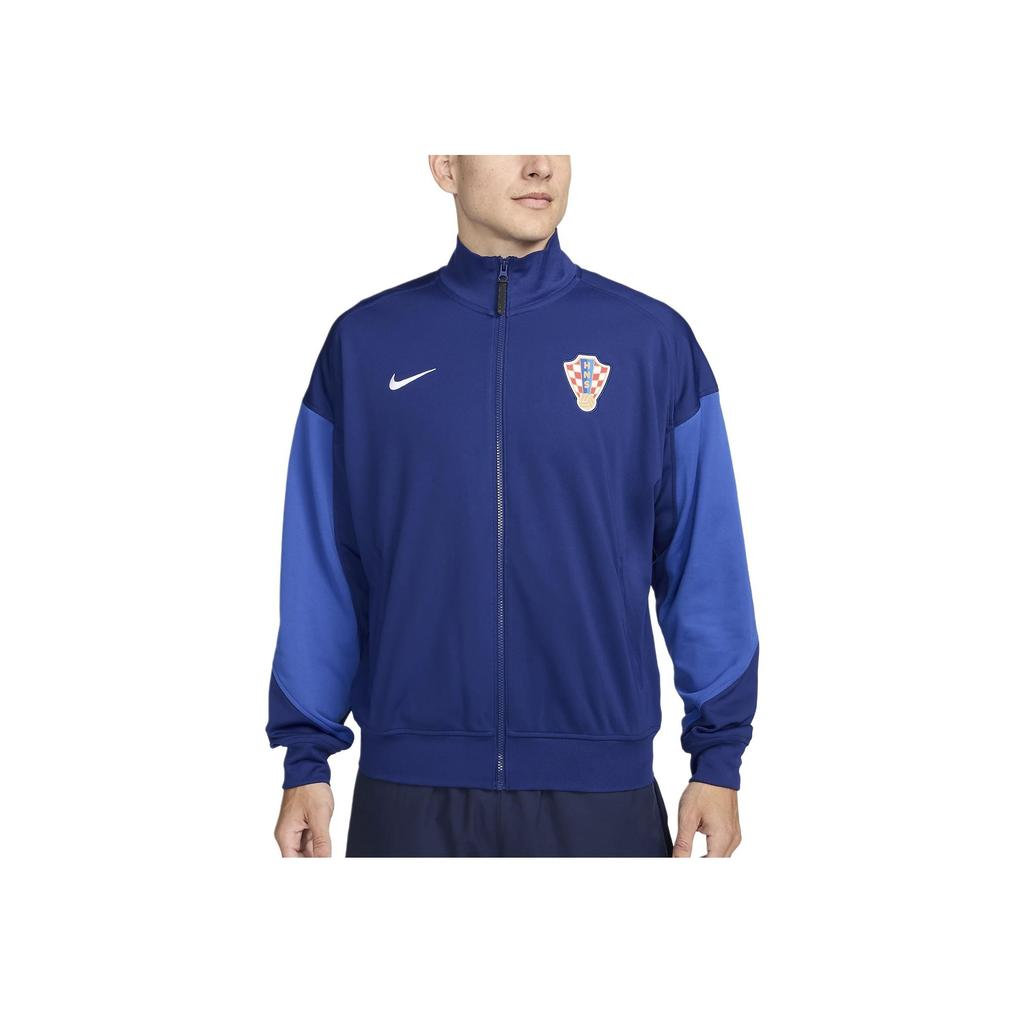Nike Croatia Academy Pro Loose Fit Color Block Long Sleeve Quick Dry Jacket Men Jackets Deep-Royal-Blue FZ8588-455