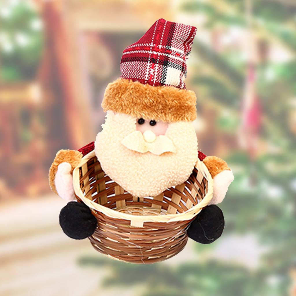 Christmas Candy Storage Basket Decoration  Storage Basket Gift Small