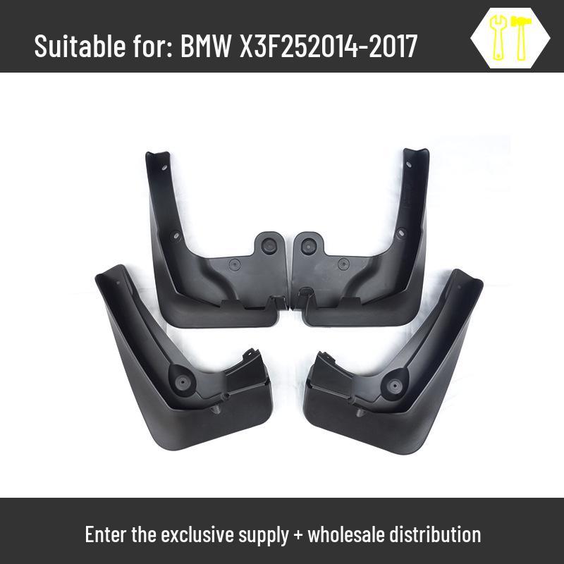 2014-2017 BMW X3 F25 Schmutzfänger aus weichem Gummi