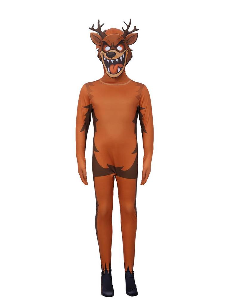Forest 99 Nights Children's Elk and Deer Monster Cosplay Jumpsuit