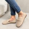 New Flats Women Shoes Loafers Leather Woman Flats Slip On Women's Loafer Female Moccasins Shoe Plus Size 35-43