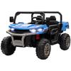 12V 2 Seater Kids Electric Ride-On Car with Electric Bucket, Remote Control - Blue