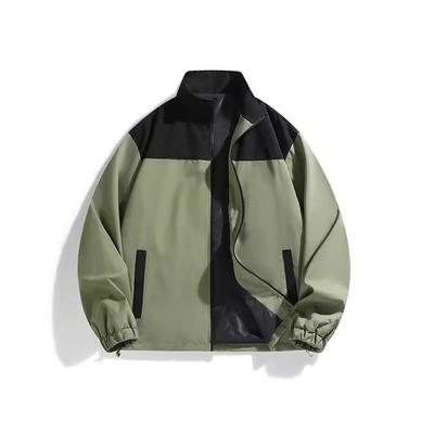 Herbst Drei-Beweis Outdoorjacke Herren Werkzeug Stehkragenjacke Jugend Freizeitjacke