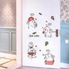 Self-Adhesive Rabbit Wall Stickers for Children's Room