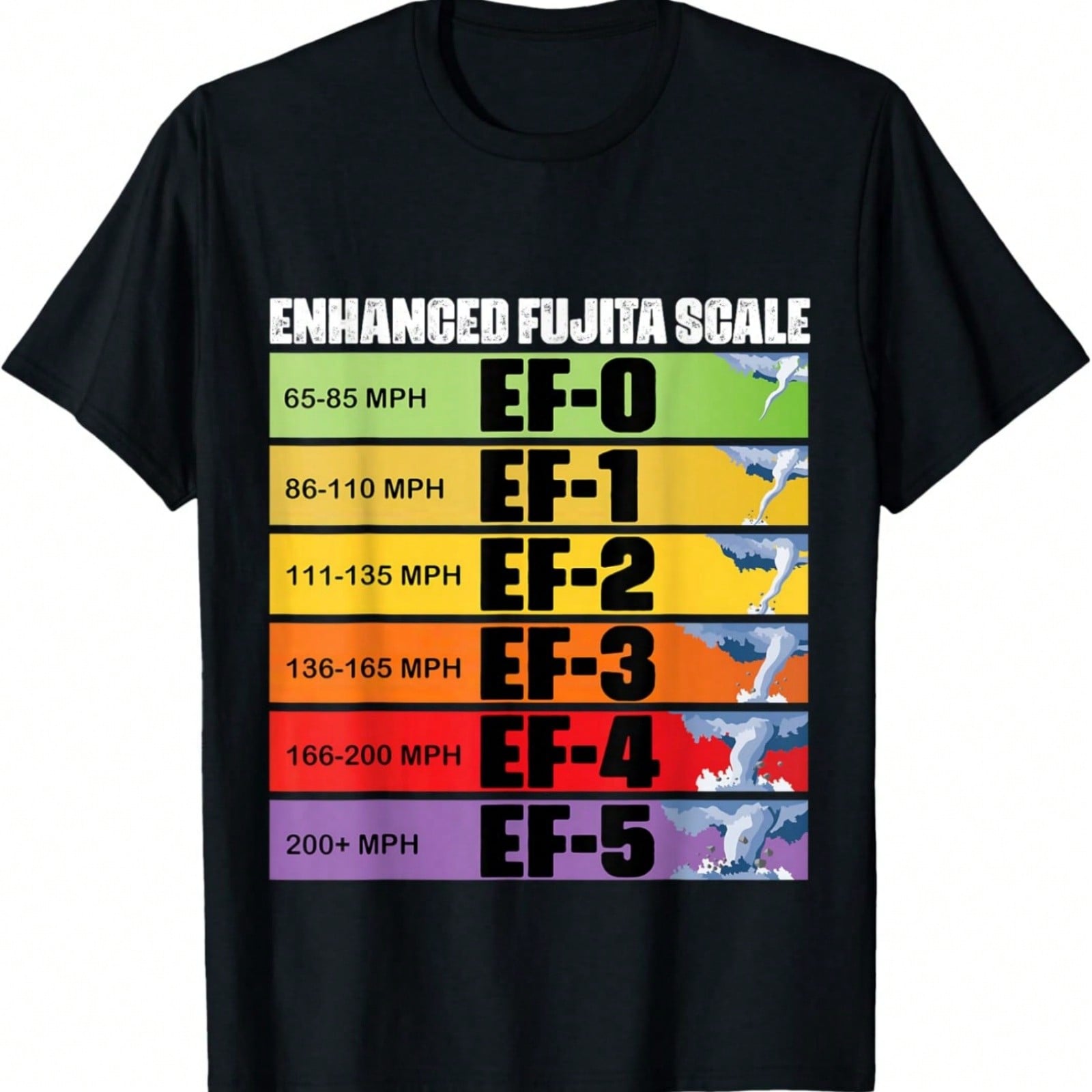 Storm Chaser EF5 Tornado Storm Chasing T-Shirt S разноцветный
