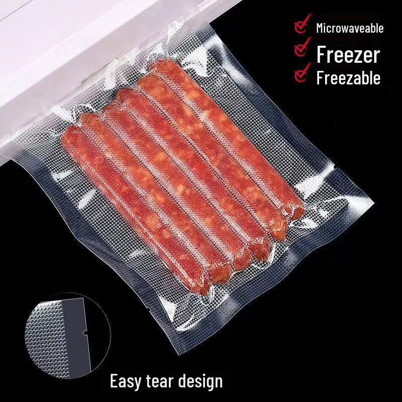 Thickened Transparent Vacuum Food Preservation Bags - Plastic Seal