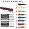 5/10PCS Soft Insect Lure Topwaters Swimming Lure Baits Artificial Insect Fishing Lure Swimbait Topwaters Swimming Lure