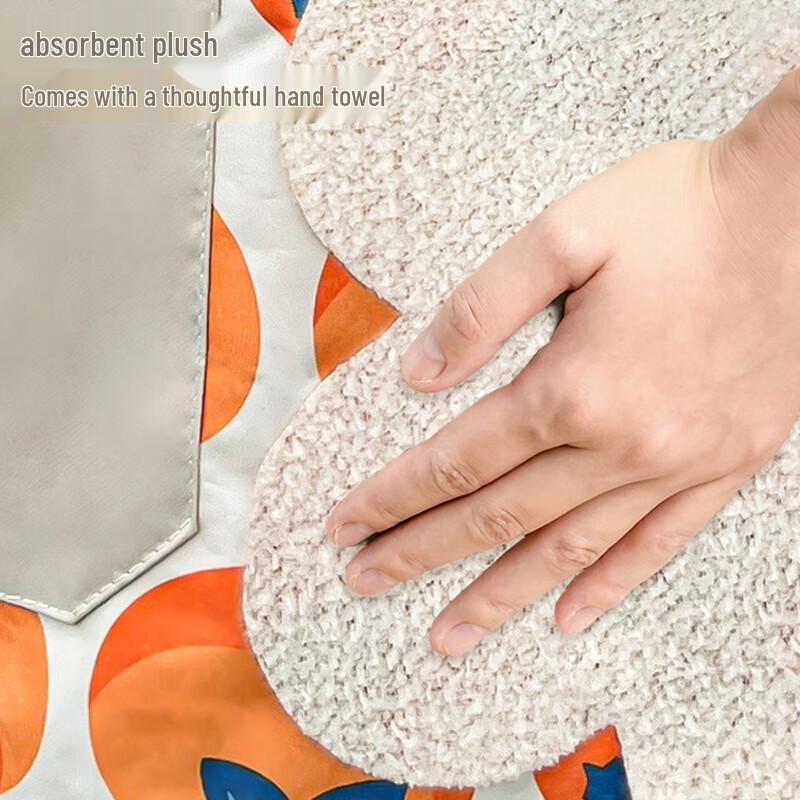 Edo Waterproof Kitchen Apron with Hand Wipe and Pocket