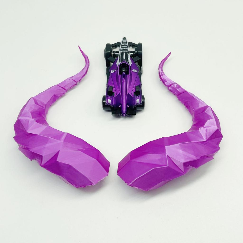 Factory Direct 3D Printed Original Plastic Crafts Devil Horns Helmet Decorations Personalized Ornaments 3M Adhesive Gift
