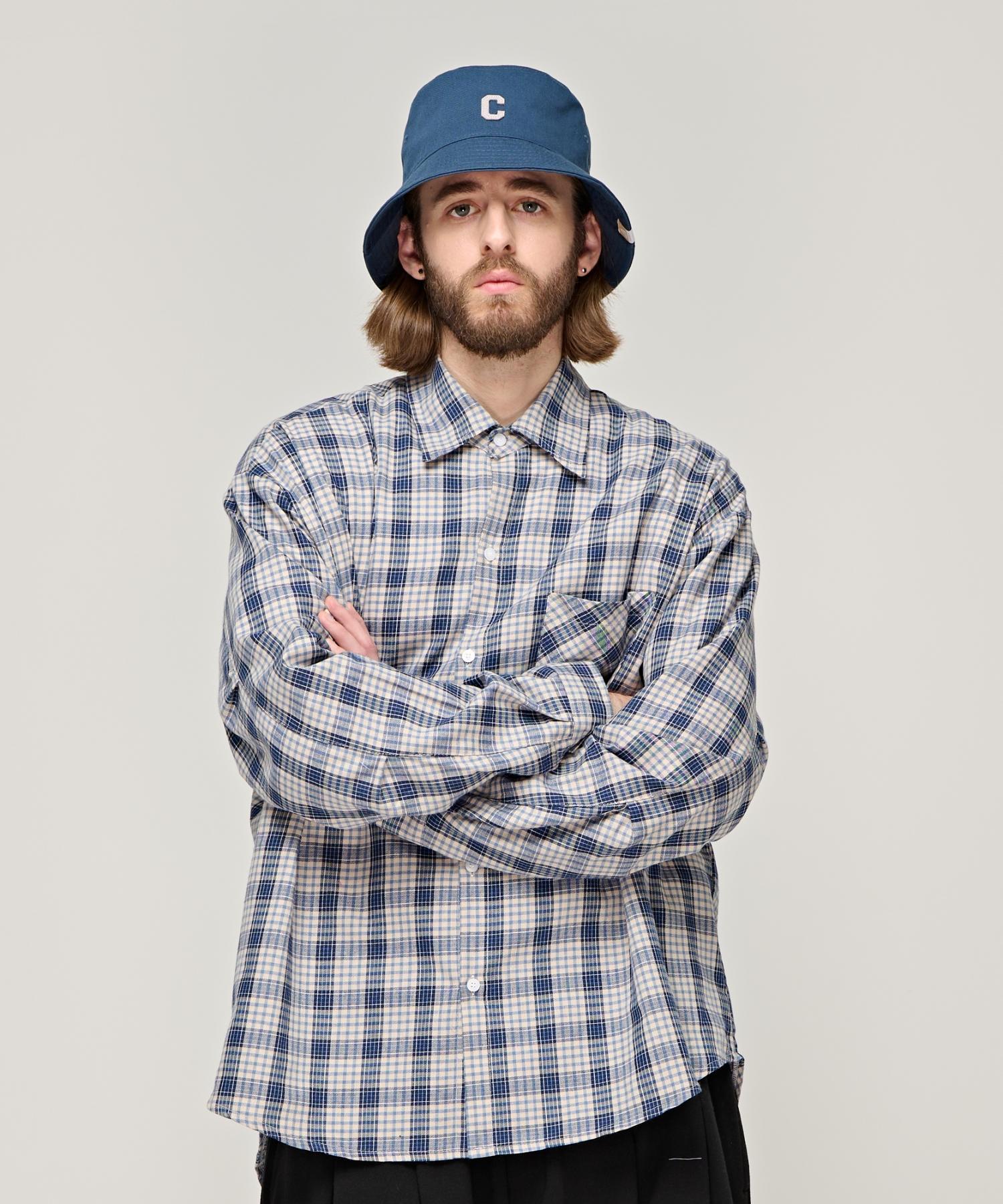 Cargo Bros Cb Daily Soft Check Shirt (Blue) Free