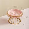 Ceramic Anti-Choke Slow Feeder Bowl with Neck Protection Stand for Small Dogs and Cats