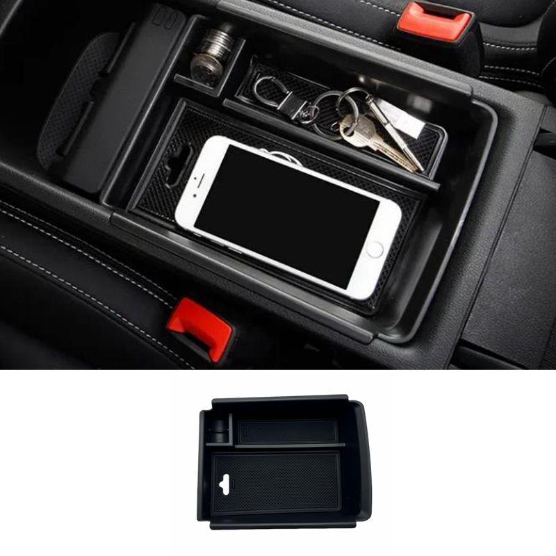 For Skoda Kodiaq 2017 -2021 Central Armrest Storage Box Organizer Center Console Non-slip Containers Holder