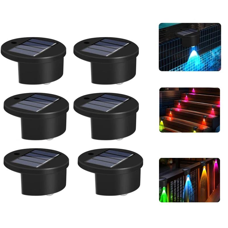 Solare Pool-Seitenleuchten Bunte Solarlichter für Einbaupools Kabellose Automatikschaltung Zubehör für Aufstellpools