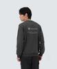 Snow Peak Woven Patch Sweatshirt and Size L GS-S25FMFHT24, Men's Women's Charcoal,