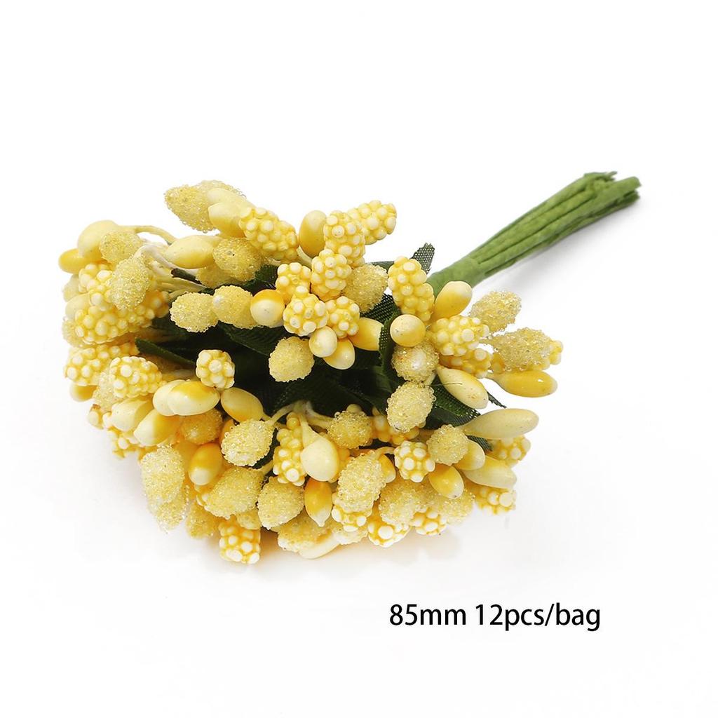 Chiffon Flower Stamens & Berry DIY Craft Accessories