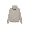 Fear of God Essentials Fleece Pullover Hoodie with Reflective Logo Unisex Hoodies Dark-Heather-Oatmeal FOG-FW21-158