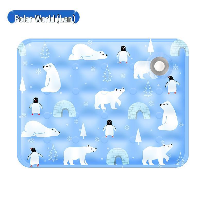Pet Cooling Ice Pad: Summer Water Injection Mat for Dogs & Cats