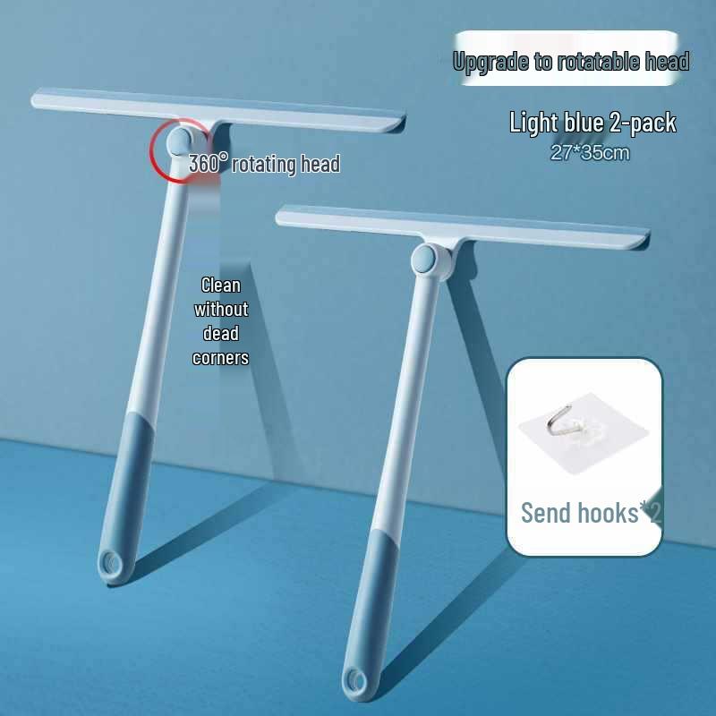 Silicone Floor & Glass Wiper Scraper - Window & Water Cleaning Tool