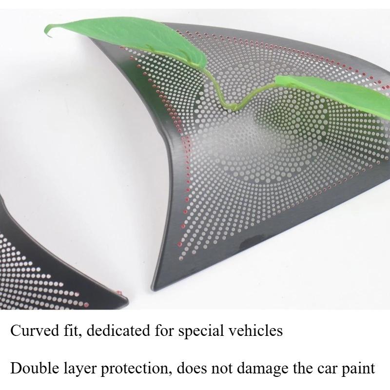 Car Door Horn Cover for Tesla Model Y Juniper 2025 Protective Cover Rear Trunk Speaker Sound Frame Audio Panel Car Accessories