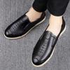 Pánské stylové mokasíny Nová značka Kožené boty pro muže Vysoce kvalitní mokasíny Pánské boty na řízení Pánská obuv Pánské společenské boty