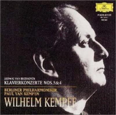 CD KEMPFF WILHELM BERLIN PHILHARMON  Beethoven P Concerto No. 5 POCG90122  2001 Japan ObiClassical Used
