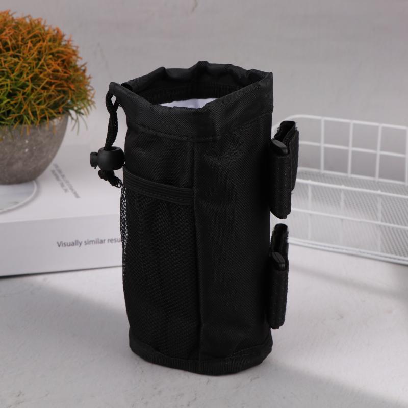

Сумка для бутылки с водой для велосипеда на открытом воздухе, с изоляцией для удержания льда, с креплением на руль для горных шоссейных велосипедов чёрный