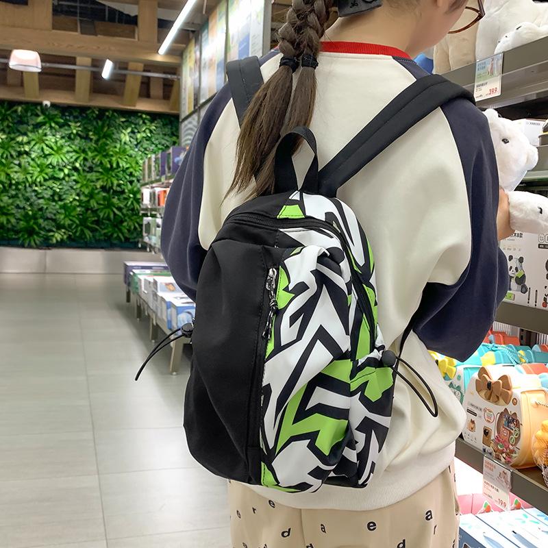 

Japanese & Korean Lightweight Backpack for Teens and Couples - Casual Travel Bag with Solid Colors синий