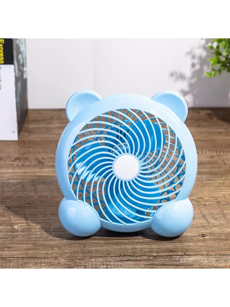 New 7inch Cartoon USB Silent Electric Fan Desktop Small Fan Office Computer Plastic Fan Mini Fan