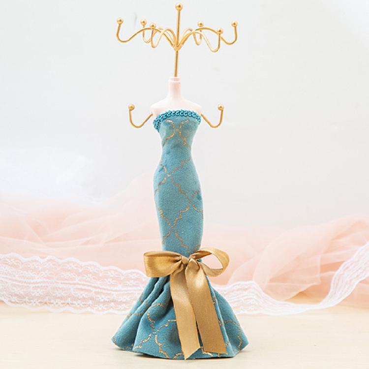 Blue Bronzing Jewelry Display Stand for Many Kinds of Jewellery's Displaying