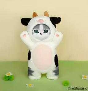 30/50Cm Mofusand Kawaii Cos Kat Kawaii Dierlijke Pluche Knuffels Cosplay Dieren Dinosaurussen Koe Beer Schattige Pluche Pop Kinderen Cadeau Speelgoed